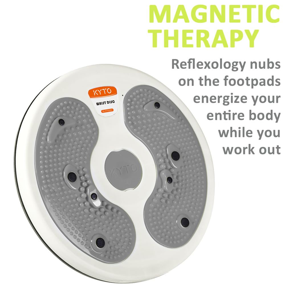 KYTO Waist Twister Disc - Core Ab Workout Board for Waist Sculpting & Slimming, Foot Massage Twist Board, Portable Home Office Fitness Equipment for Muffin Top & Body Shaping
