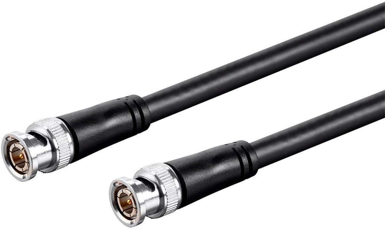 JOINSI 5-Pack 6.6ft 75-Ohm BNC Male to BNC Male Jumper Cable Extension Connector for CCTV DVR to TV System