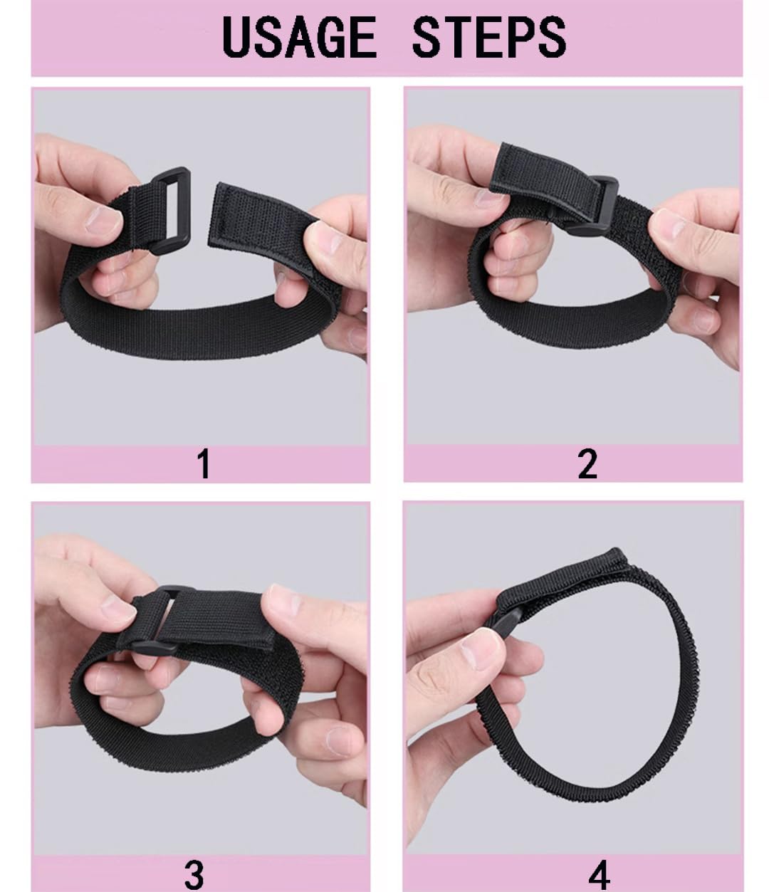 HUAHAITGCH 20 Pack (12 x 1 Inch) Reusable Fastening Cable Straps,Adjustable Multi-Purpose Hook and Loop Straps Nylon Cable Ties for Wire Cable Management Home Office Garage Outdoor Organization