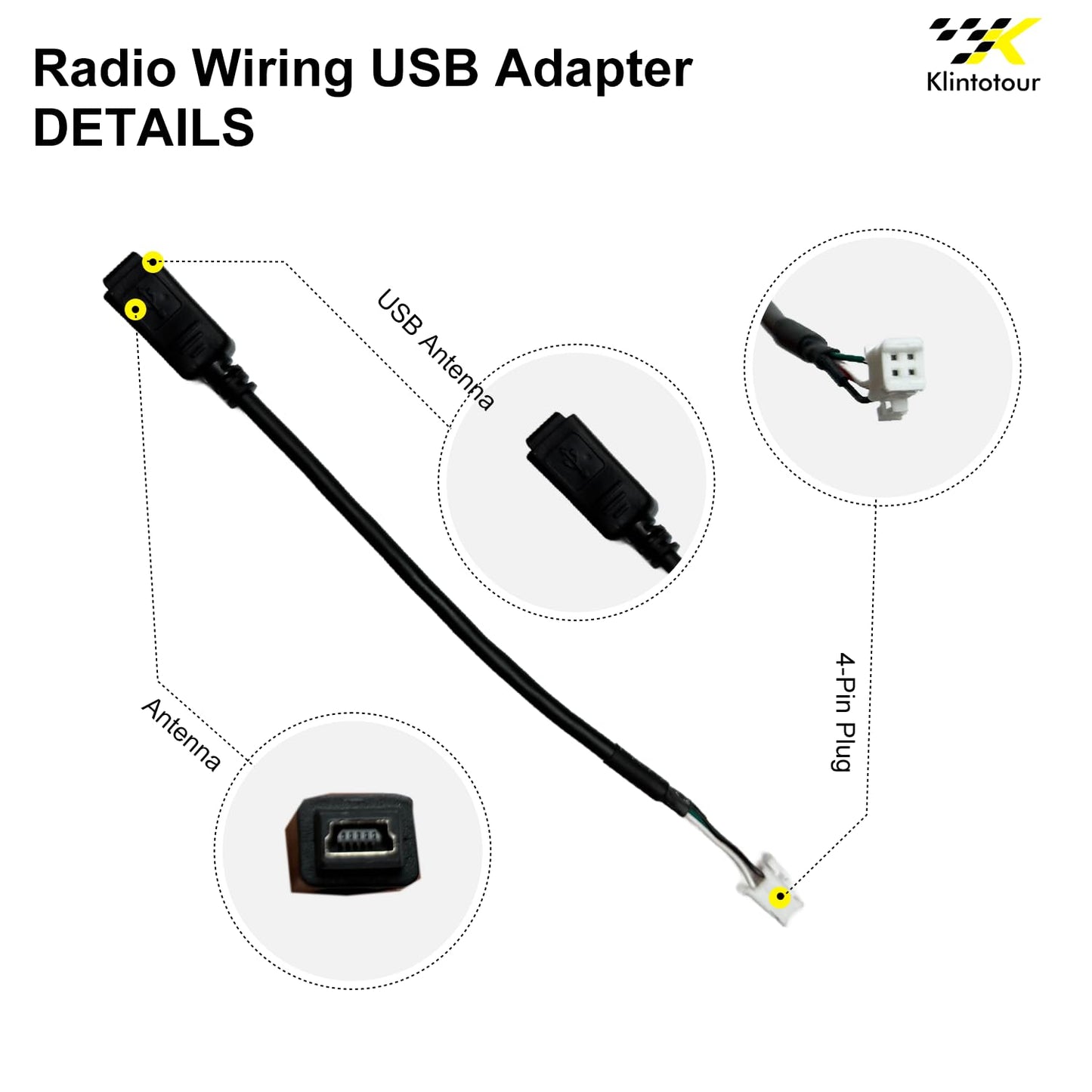 2015-2018/Dodge 2014-2019/Jeep 2018-2019, 16Pin Aftermarket Radio Wiring Adapter Compatible with Chrysler Android Car
