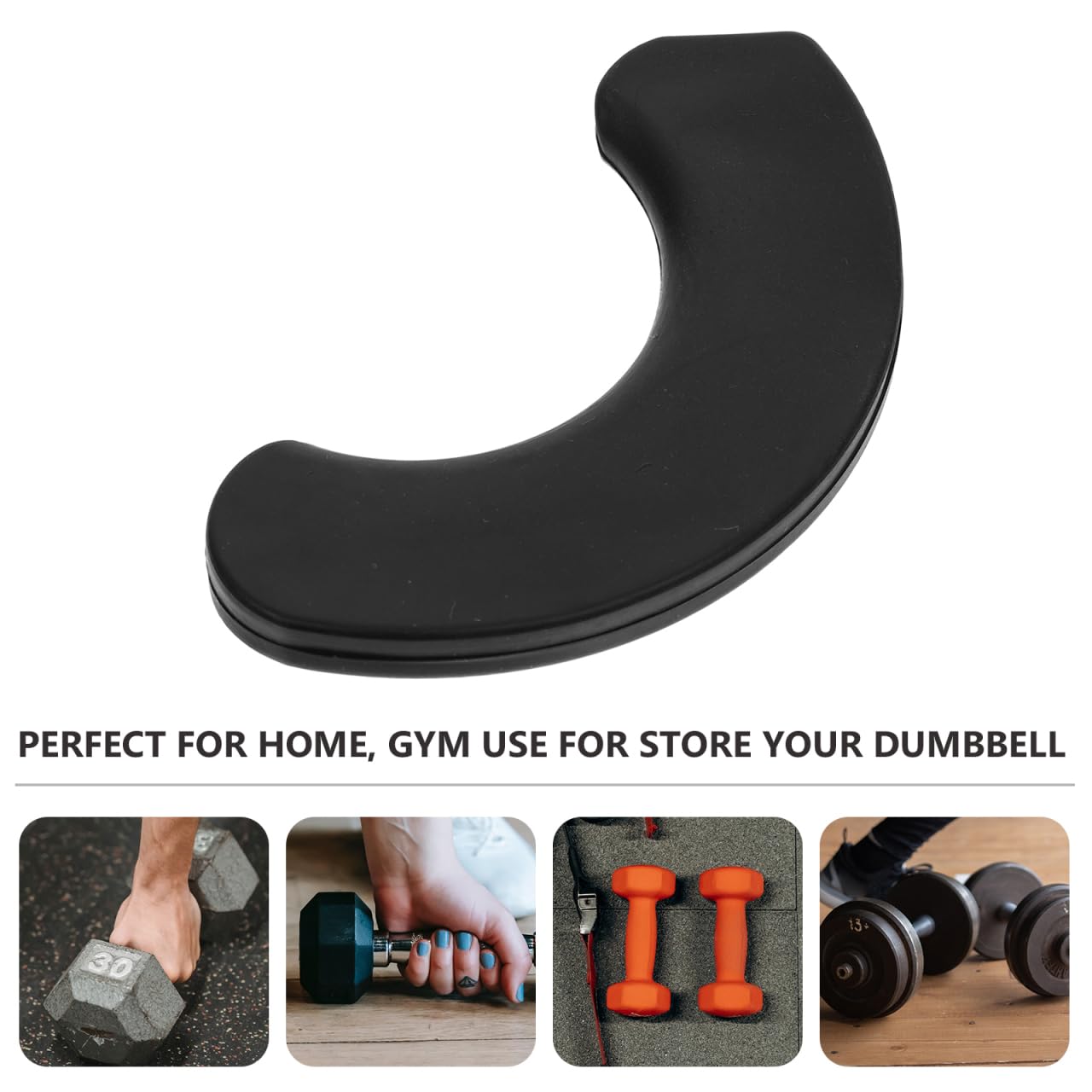 BESPORTBLE 20pcs Dumbbell Holder Pads Shockproof Protection Cushion Fitness Equipment Slip Workout Accessories for Home Gym Use