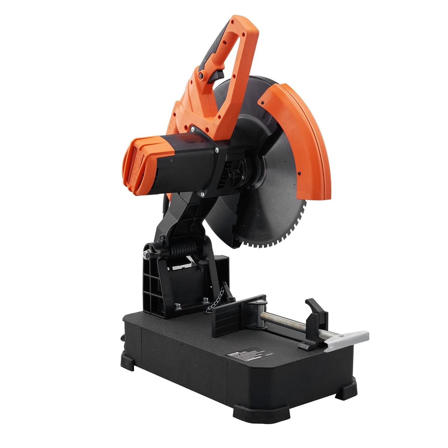 VEVOR Chop Saw, 14''/355mm Blade Diameter Cut Off Saw, 2800W 1200RPM Steel Cutting Machine, 0-45° Adjustable Dry Cut Chop Saw, Miter Saw for Cold Cut Saw for Steel/Iron/Aluminum, Black
