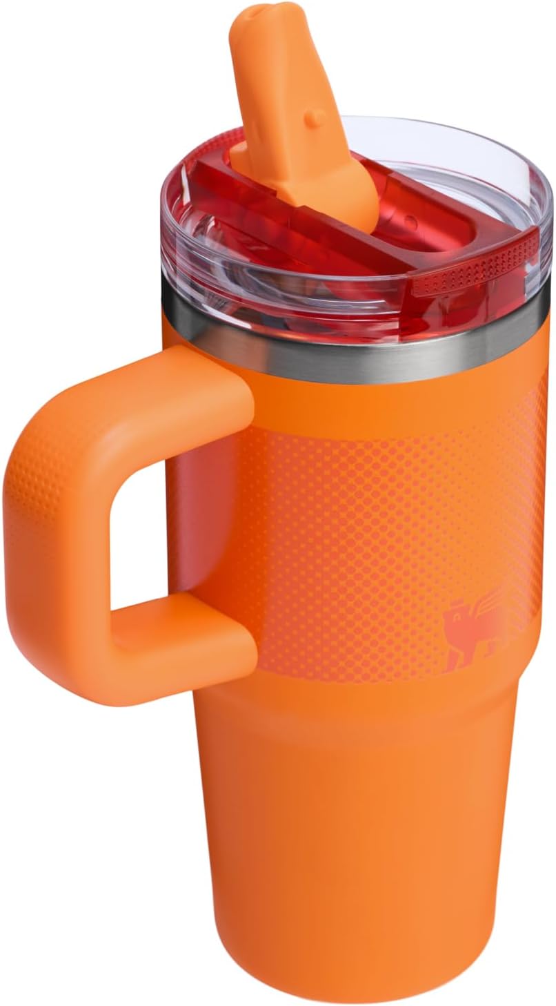 STANLEY Quencher ProTour Tumbler - 14 oz Insulated Stainless Steel with Leakproof Lid & Built-In Straw | Goldenrod Fade