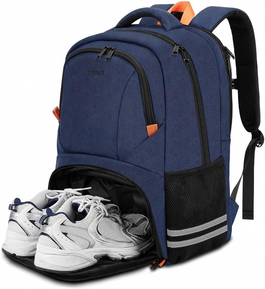 Backpack Backpack, 17.3 Inch Ytonet Gym for Men Women, Travel Lightweight Water Resistant Workout Gym Bag Fit Laptop