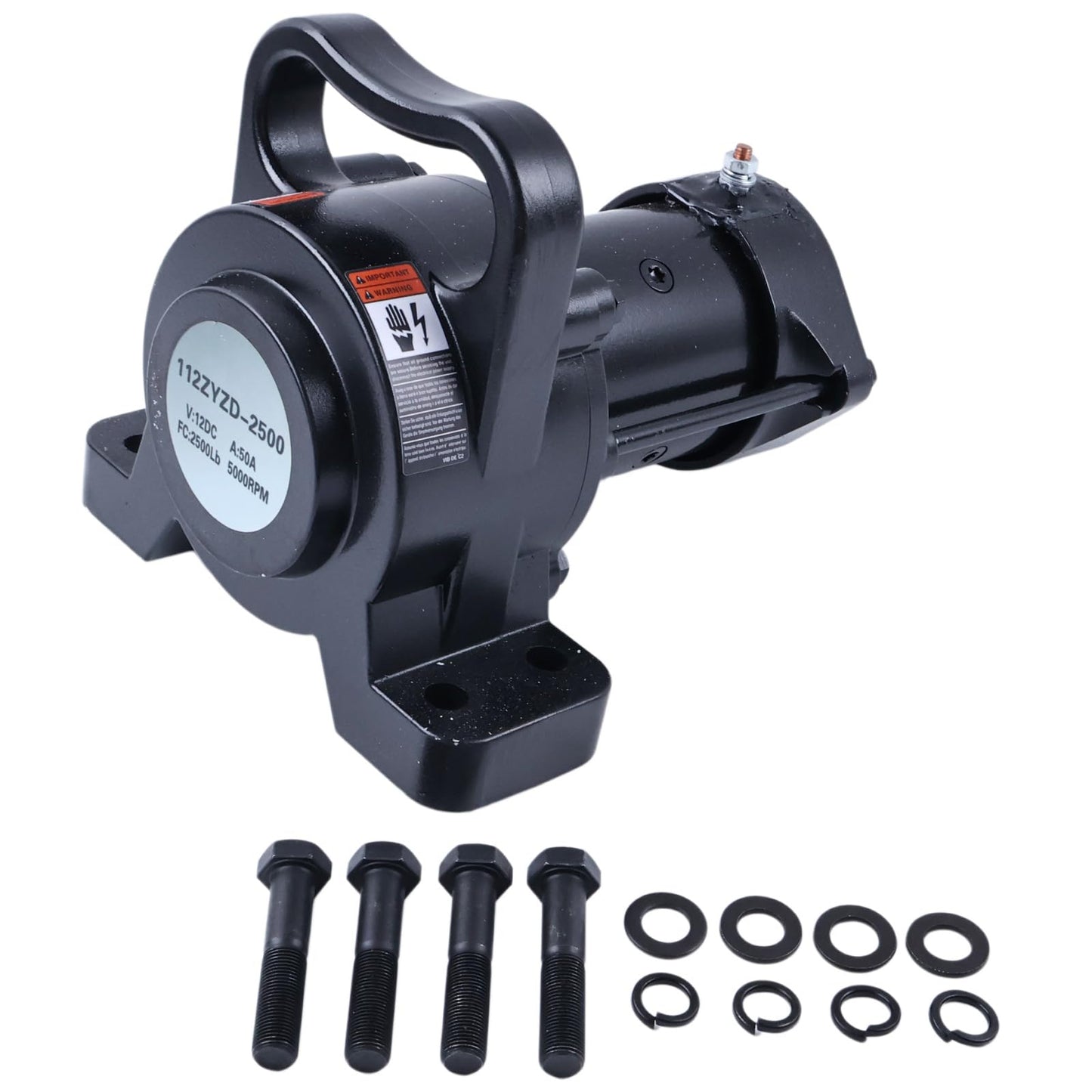 NETYANPI Truck Dump Body Vibrator Motor DBV25001 DC2500 Compatible with Buyers Snow Plows Salt Sand Spreaders for Shaking Out Excess Material in Truck Bed