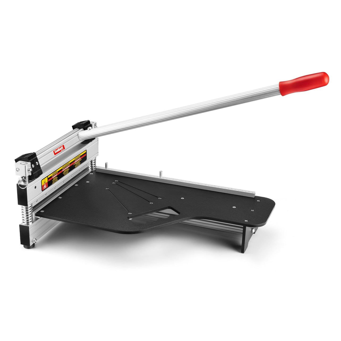 Goldblatt 13" Laminate Floor Cutter, Professional Vinyl Floor Cutter, Aluminum Alloy Body, Tungsten Steel Blade - Cuts Parquet, Engineered Hardwood, VCT, LVT, SPC, PVC, LVP, WPC