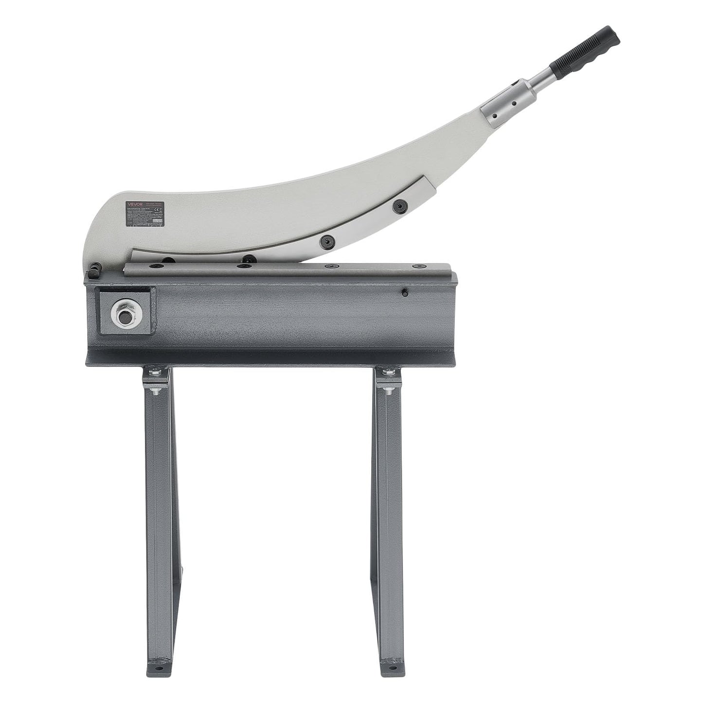 VEVOR Guillotine Shear, 20 in Bed Width Benchtop Cutter, Manual Hand Plate Shear for Metal Sheet Processing, with Q235 Material, High Precision, Stand, for PCB Board, Aluminum, Steel, Copper, Plastic