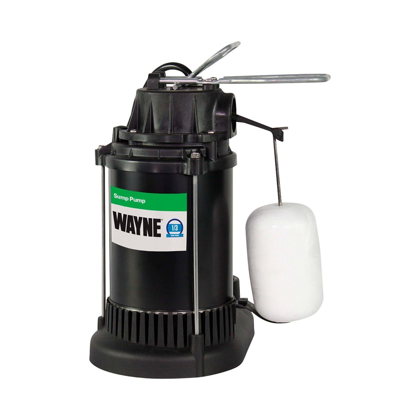 WAYNE SPF33-1/3 HP Epoxy Coated Steel and Thermoplastic Submersible Sump Pump - Up to 3,750 Gallons Per Hour - Long Lasting and Durable Construction