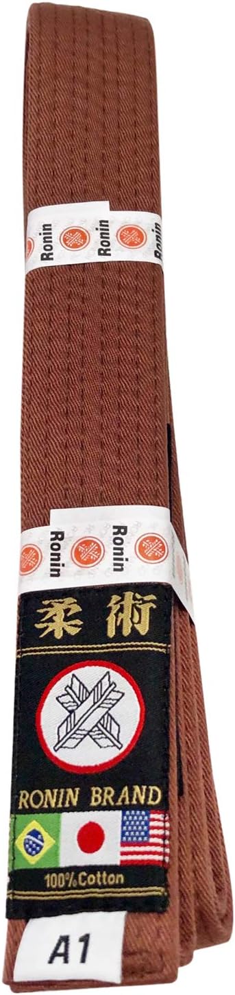 Ronin BJJ Gi Belt – Brazilian Jiu Jitsu Belt - Poly/Cotton Fabric