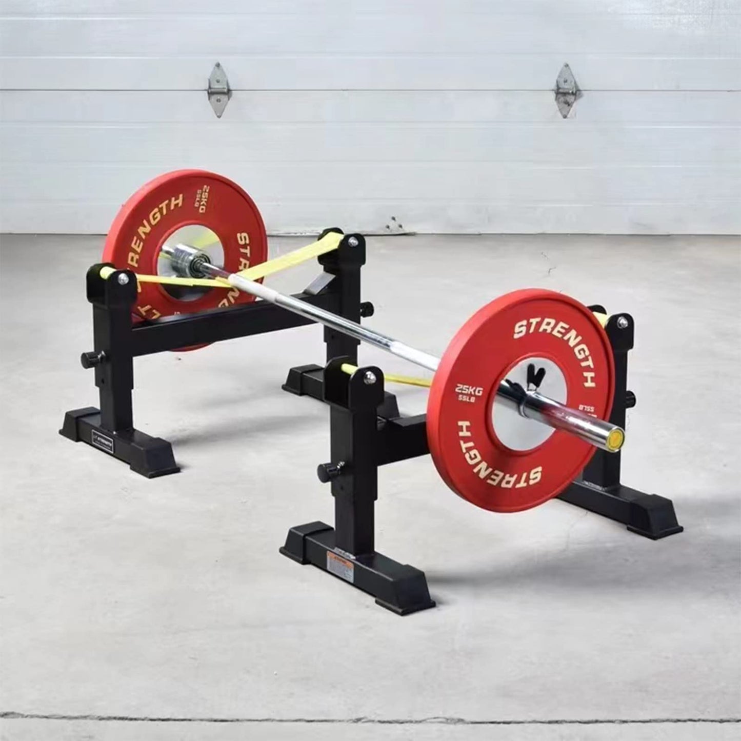 2 Stand Quiet Deadlift Barbell Elevation Stand