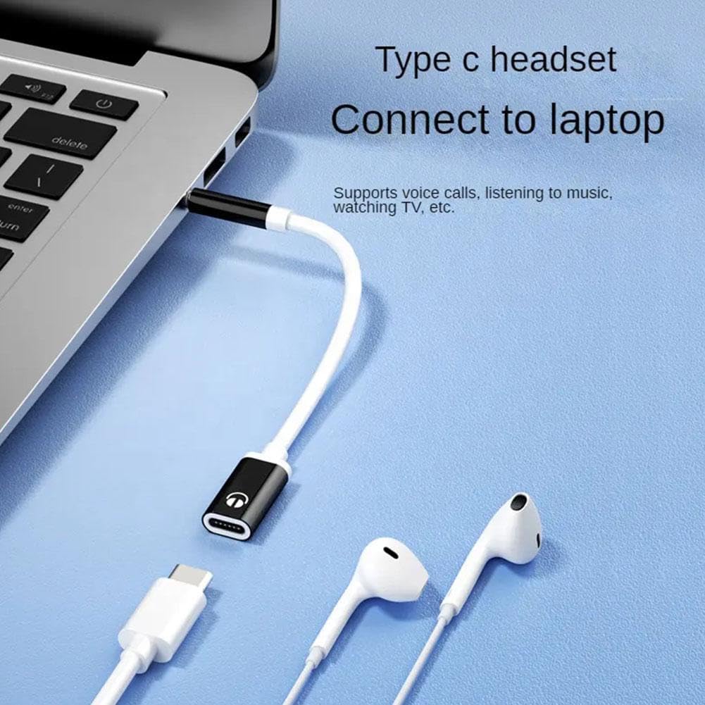 Generic 3.5mm Players,MP3 to USB-C Audio Adapter, Headphone Jack Adapter, Analog Cable Type-C Converter Earphone