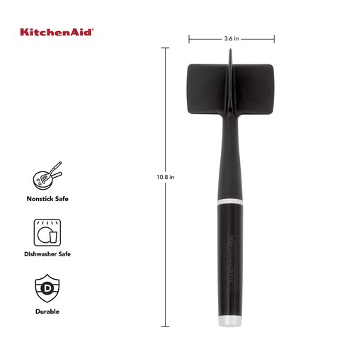 KitchenAid Classic Meat Masher, 10.8-Inch, Black