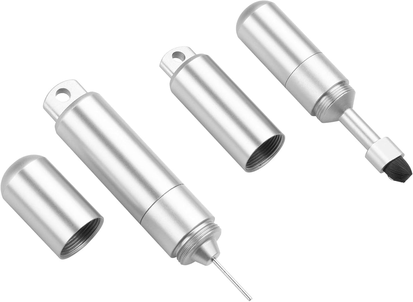 2 1 Removal2 Pack YACSEJAO in SIM Ejector Pin & Cleaning Brush Keychain, Portable Aluminum Alloy Cleaning Tool