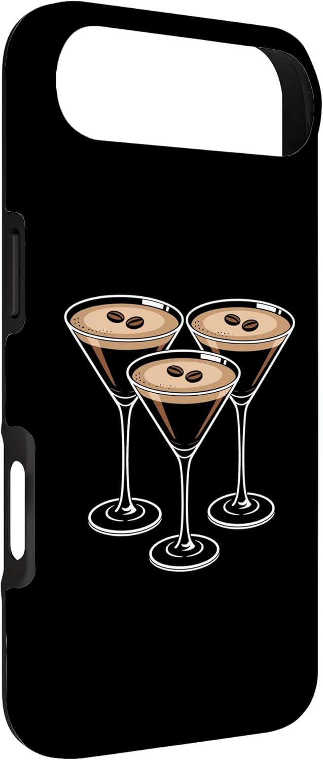 Cocktail Hour Studio Watercolor Cocktail Trio Minimal Bar Cart Aesthetic Case for iPhone Air