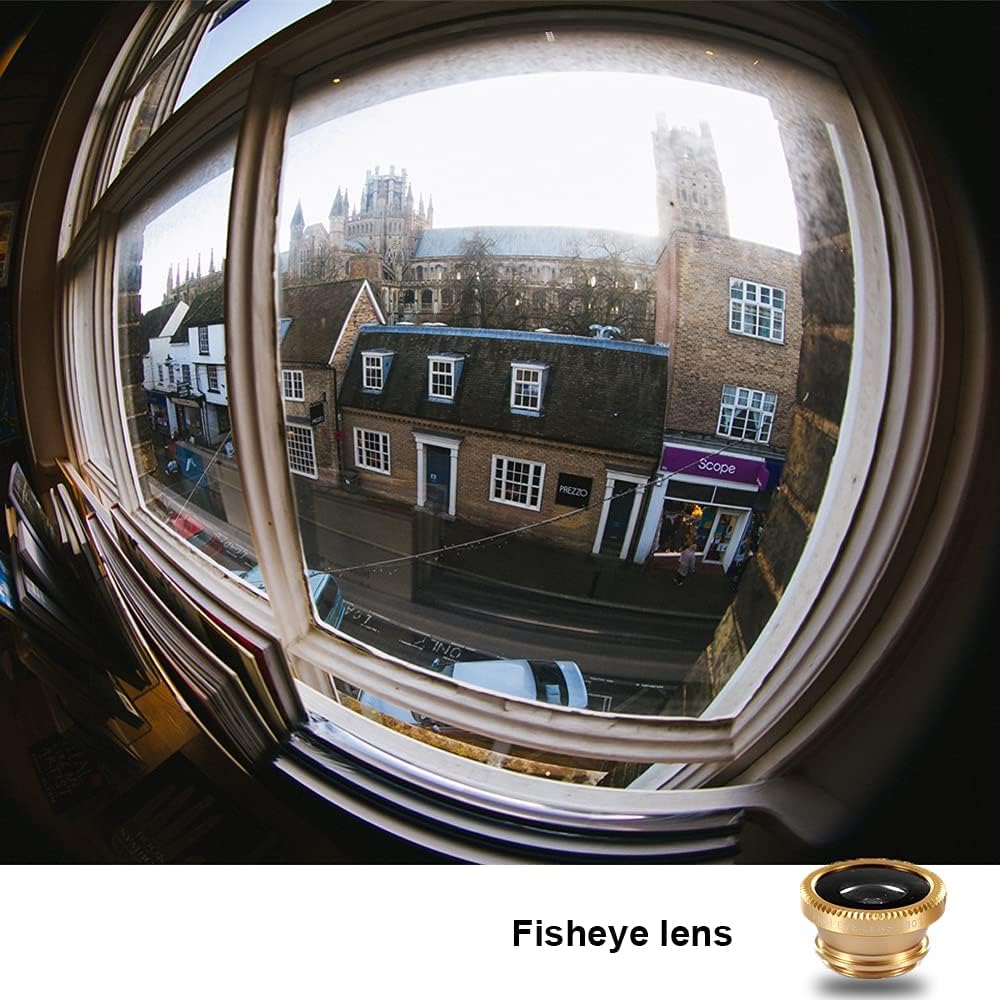ANJIELO SMART 3 1 in Cell Phone Camera Lens Kit Wide Angle Macro Fisheye Lens Universal for Smart Phones iPhone Samsung