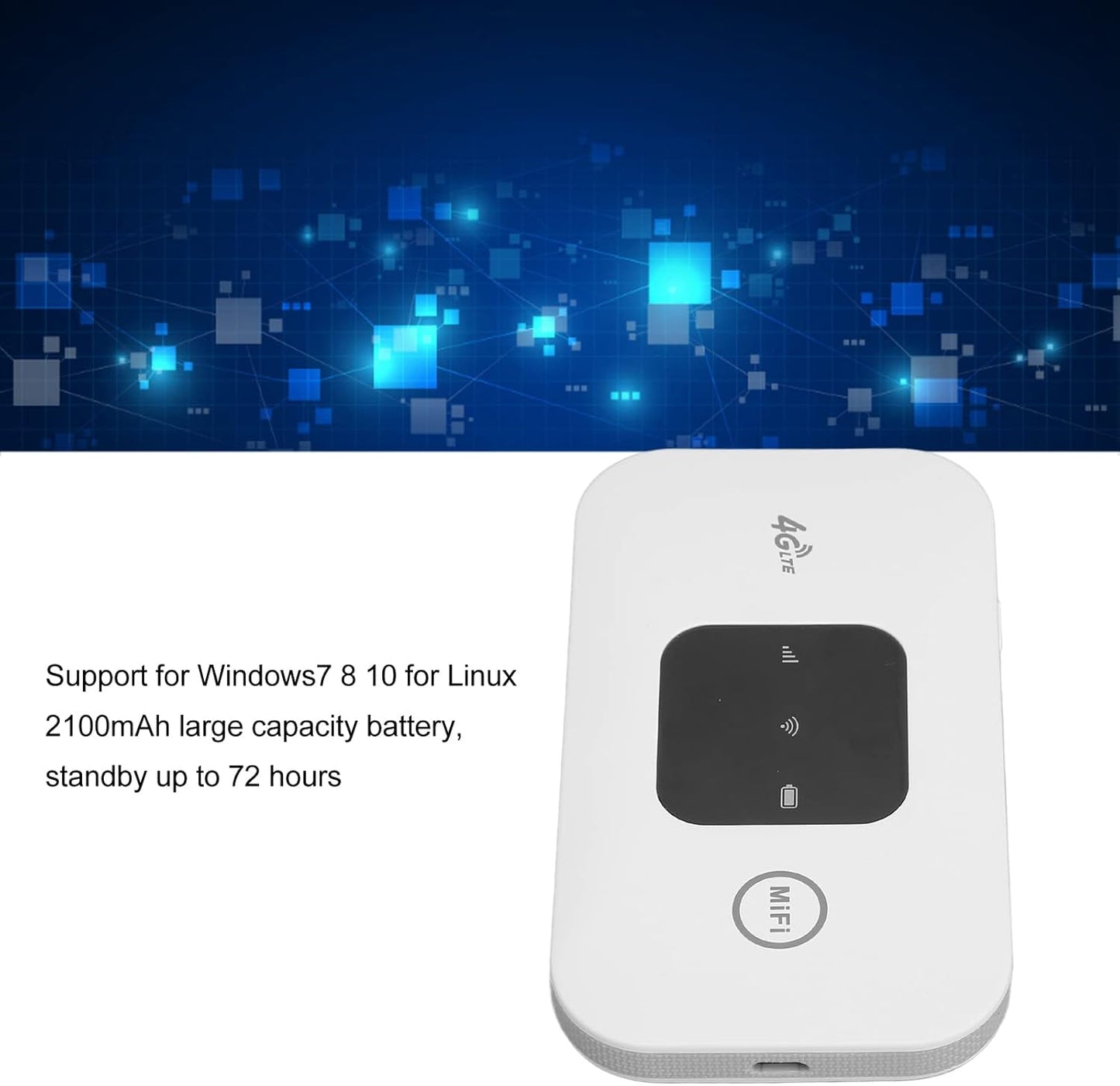 4G Yosoo Health Gear Portable Mobile Hotspot, USB High Speed Stable Portable Router Pocket Mobile Network Modem