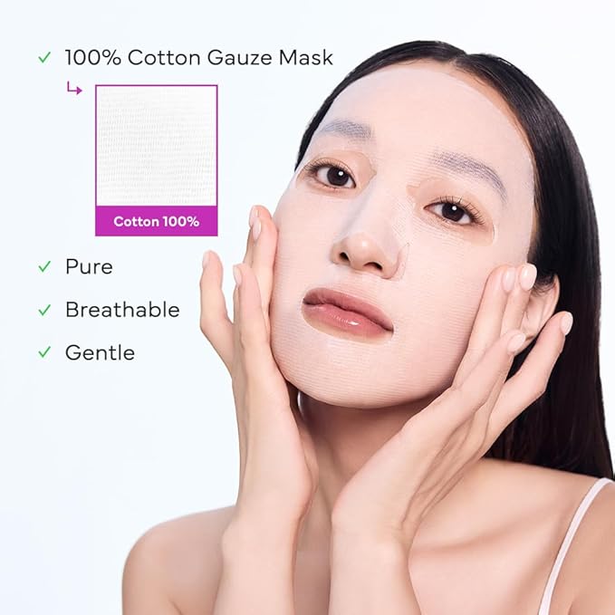 SAM'U Born Panthenol Chilling Mask ??Korean Facial Sheet Mask with Birch Sap & Xylitol for Deep Hydration ??Soothing & Cooling Face Mask, Vegan Korean Glass Skin Care Face Mask (5 Sheets)