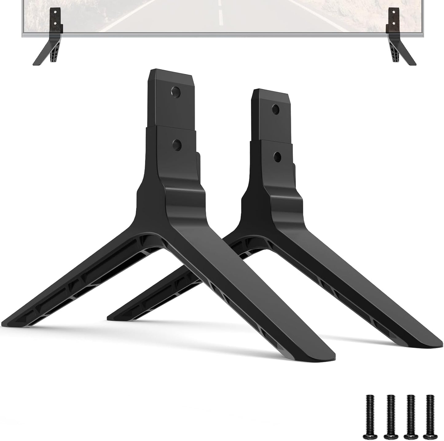 Yaotieci M43-C1, Set TV Stand Legs Only for Vizio TV Stand Legs Not for Other TV Models, Only for Vizio TV Replacement