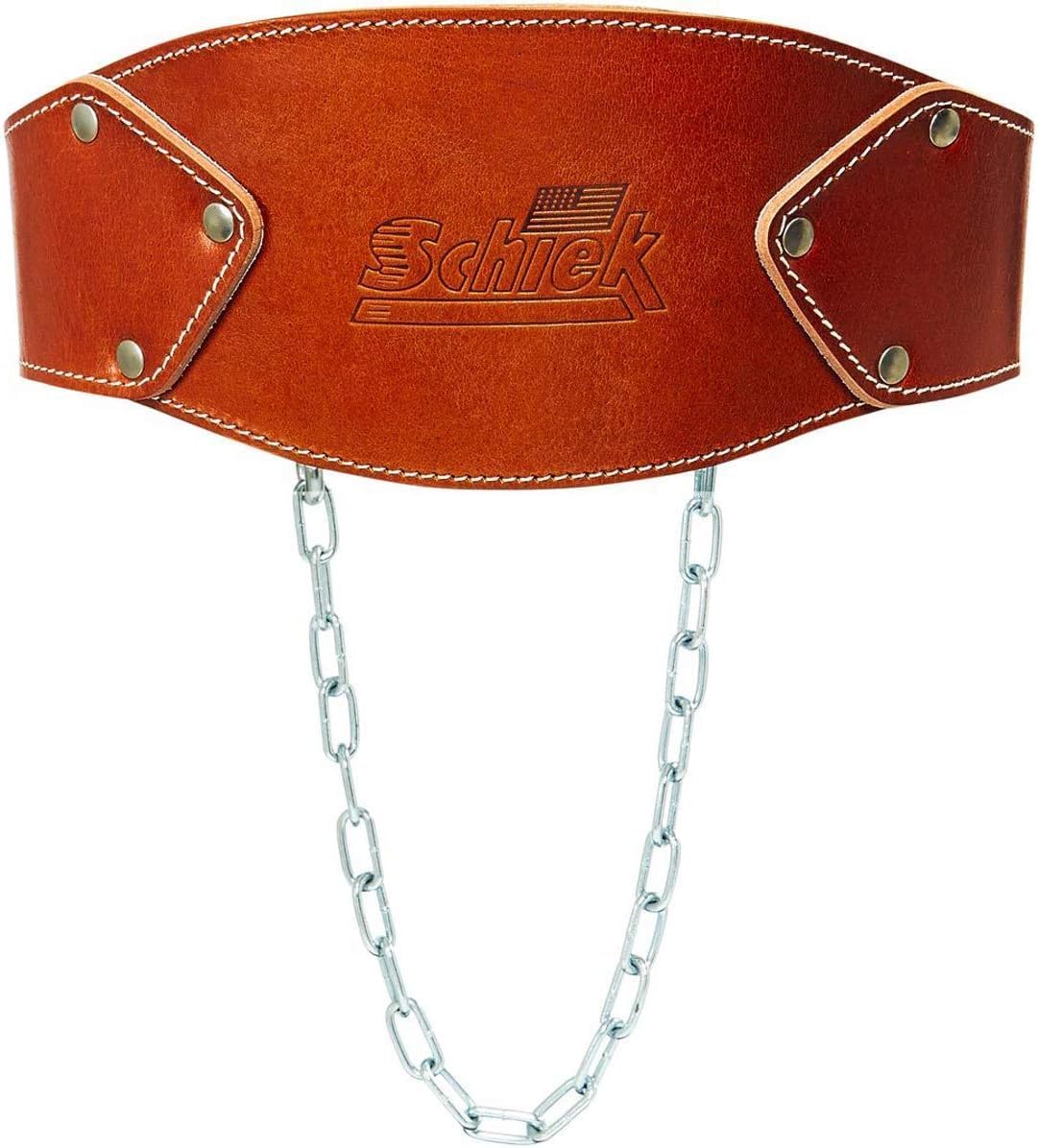 Schiek Leather Dip Belt - Weight Lifting Belt