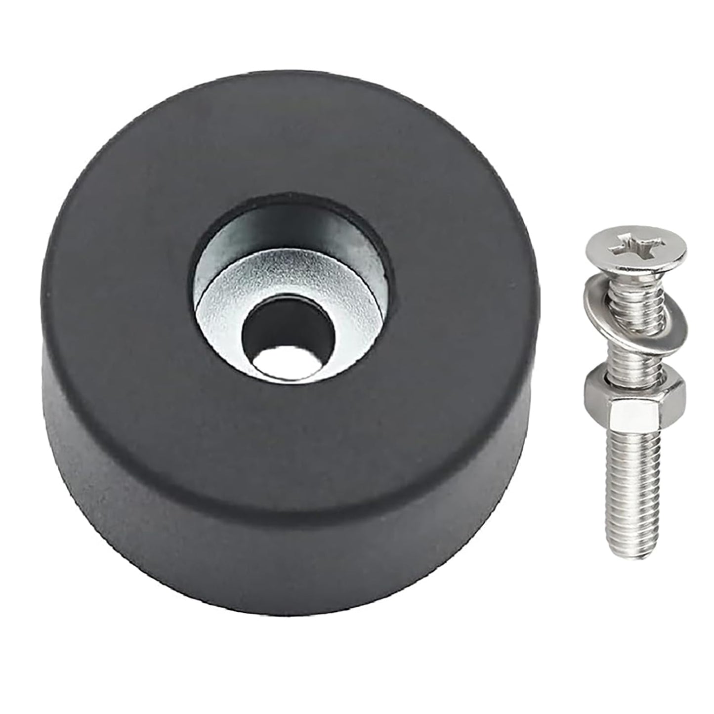 8 Pack 192310GS Anti Vibration Rubber Feet, Air Compressor Isolation Pads with Stainless Steel Nuts & Washers,for 094-0026, E106661, D091007, for Generators, Pressure Washers, Speaker Cabinets
