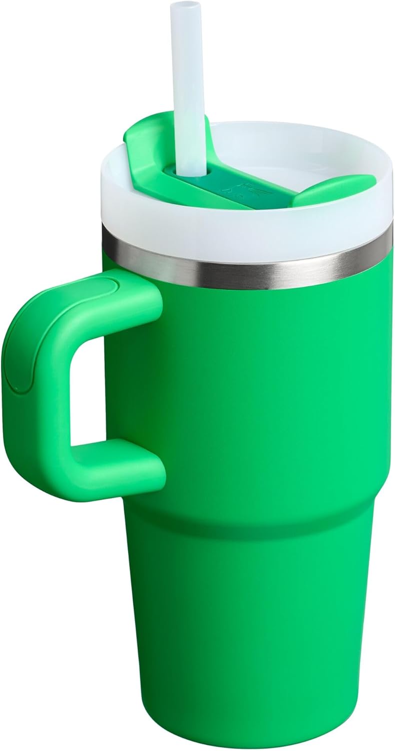 STANLEY Quencher H2.0 Tumbler - Insulated 20 oz Stainless Steel Cup with Handle & Straw | Meadow Color