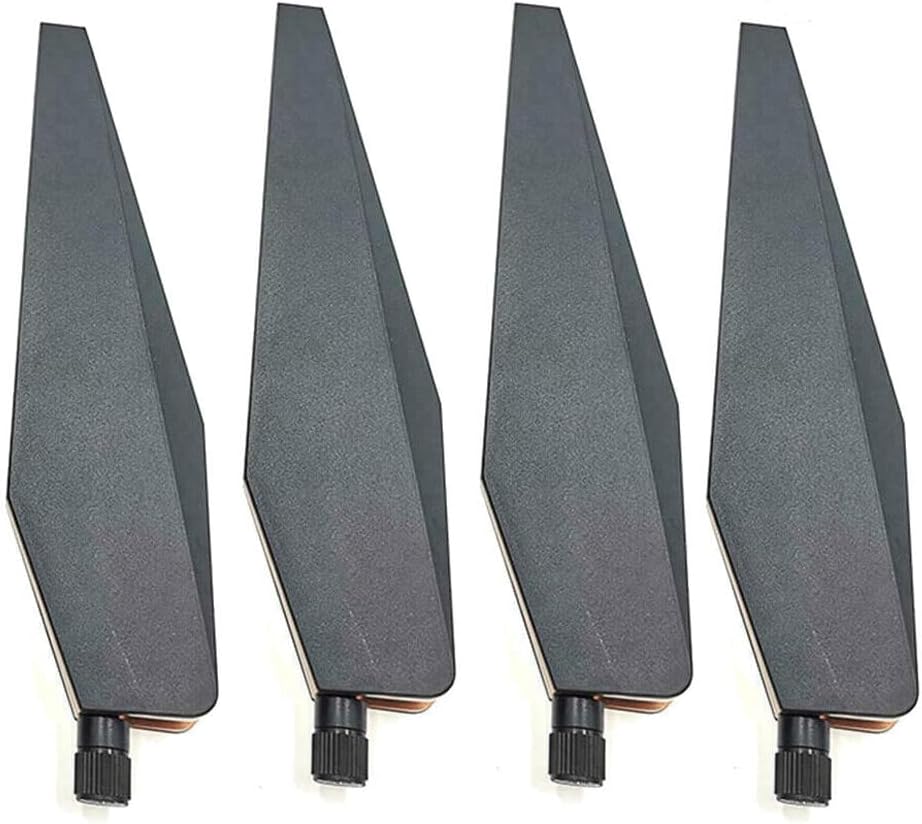 UCCKEYI 4PCS GT-AC5300 SMA Female Dual Frequency Omnidirectional Antenna Compatible with ASUS Router
