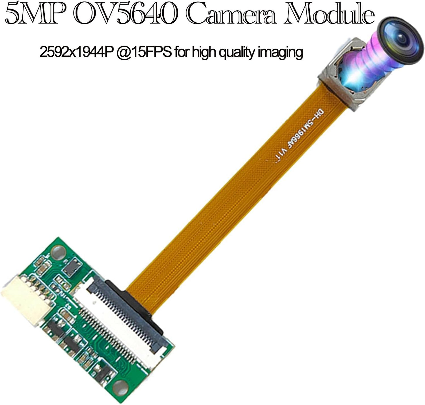 RQG OV5640 5MP 2592 1944P 15FPS 60 USB Camera Module, HD * Camera Module, Auto Focus, View Angle, OTG UVC for Windows