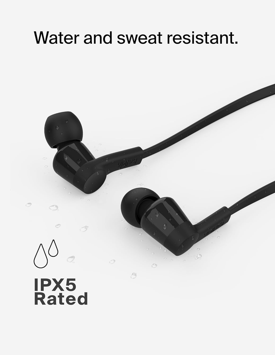 17, 16, S26, 10, Belkin SoundForm Wired Earbuds with USB-C Connector, in-Ear Earphones w/Microphone - USB-C Headphones