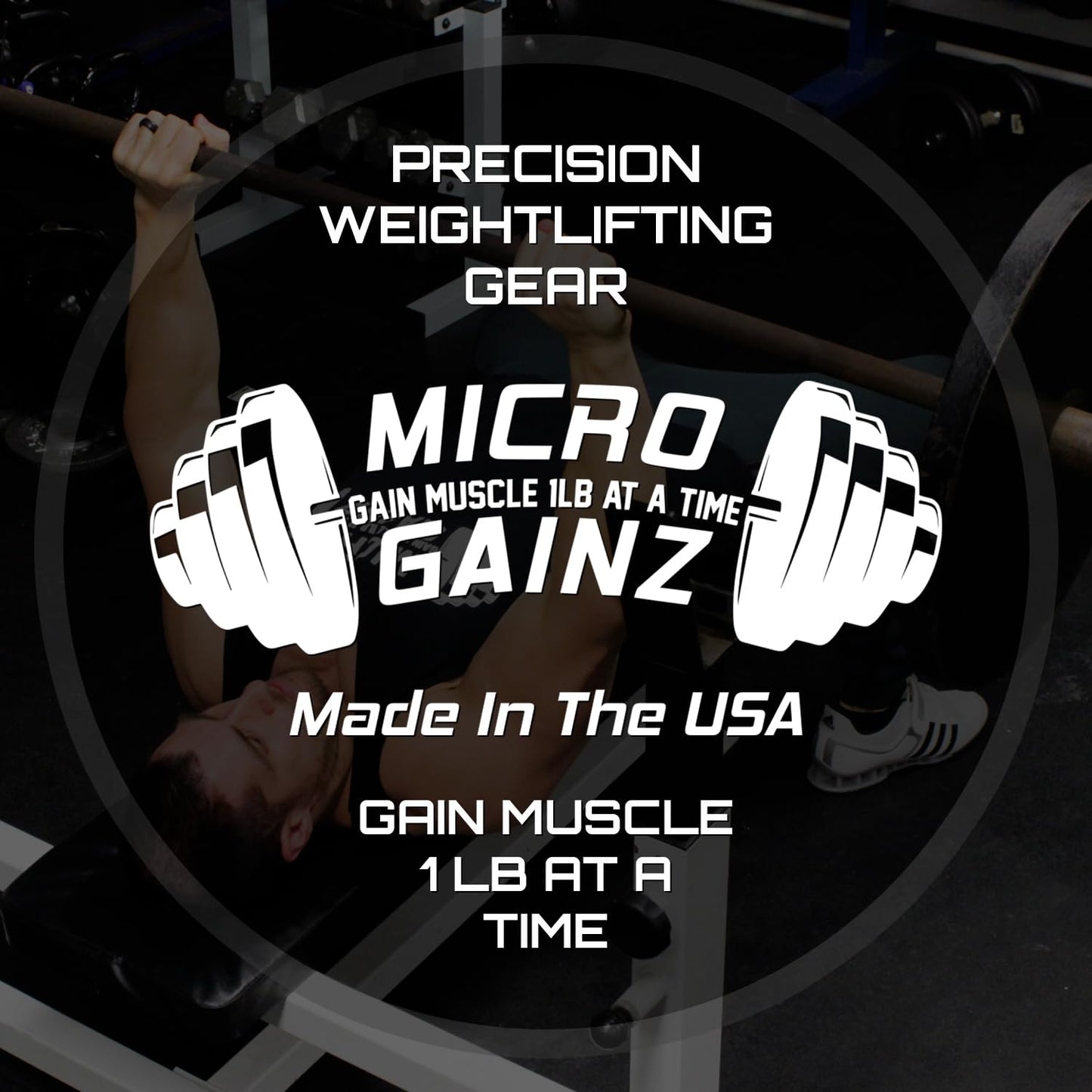 Micro Gainz GymPin Weight Stack Extender Pin for Cable Machine & Home Gym, Designed for Weight Lifting & Strength Training Allowing Additional Olympic Weight Plates, Made in The USA (Size 3/8")