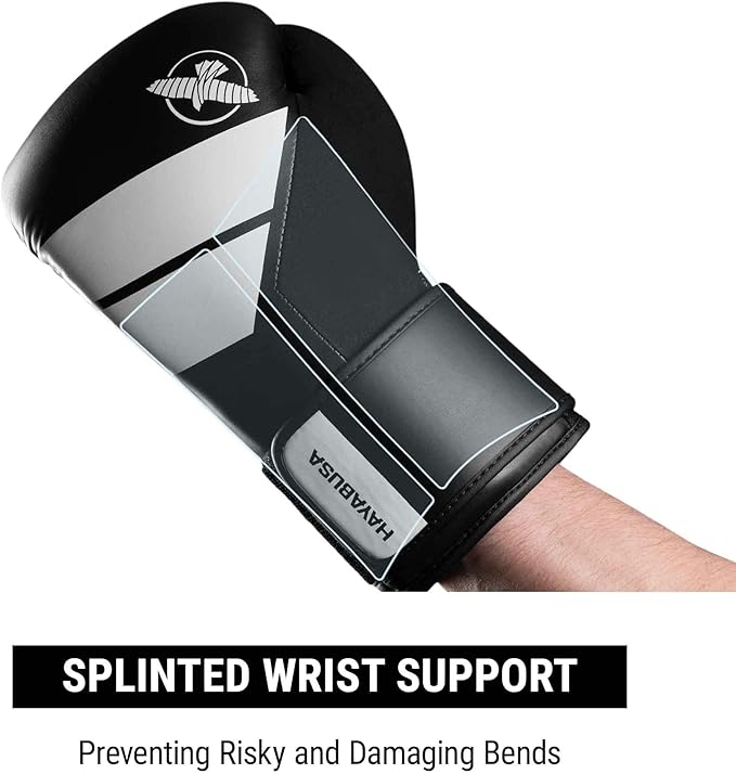 Hayabusa S4 PU Leather Boxing Gloves for Men, Women & Kids, 10oz, 12oz, 14oz, 16oz, Training, Sparring, Kickboxing, Fighting Sports, Taekwondo, MMA, Muay Thai & Arts