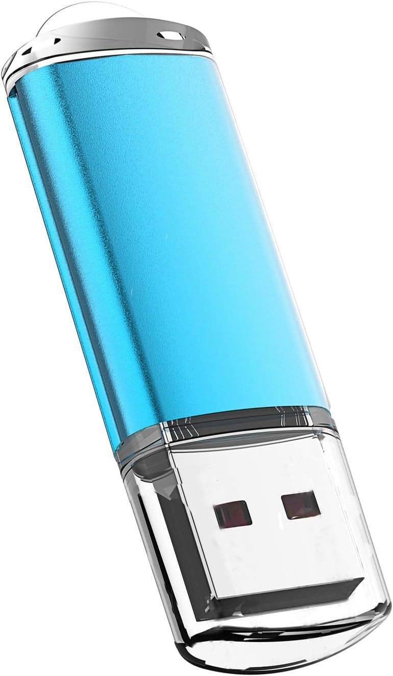 Maspen 8GB, 2.0 (Blue,8 USB Flash Drive USB Thumb Drives High Speed USB Memory Stick Zip Drives GB)