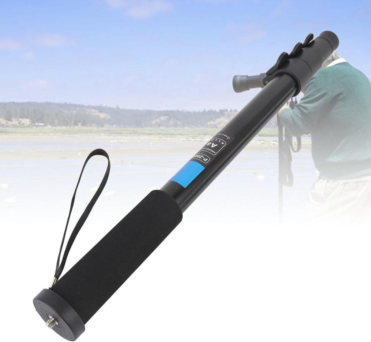 ciciglow Camera Monopod, Professional Telescopic Monopod Anti Slip, Aluminum Alloy Portable Travel Monopod Stand