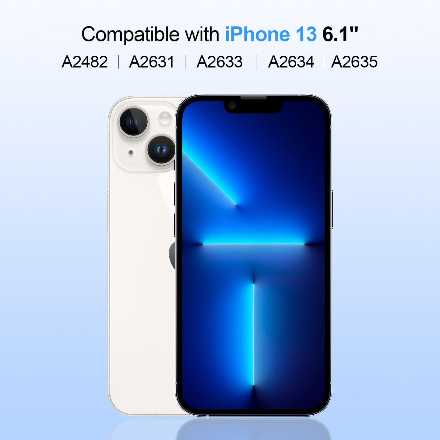 Aujinhaigx 13 6.1 inch, 3D A2482,A2631,A2633,A2634,A2635 for iPhone Screen Replacement Touch LCD Screen Display