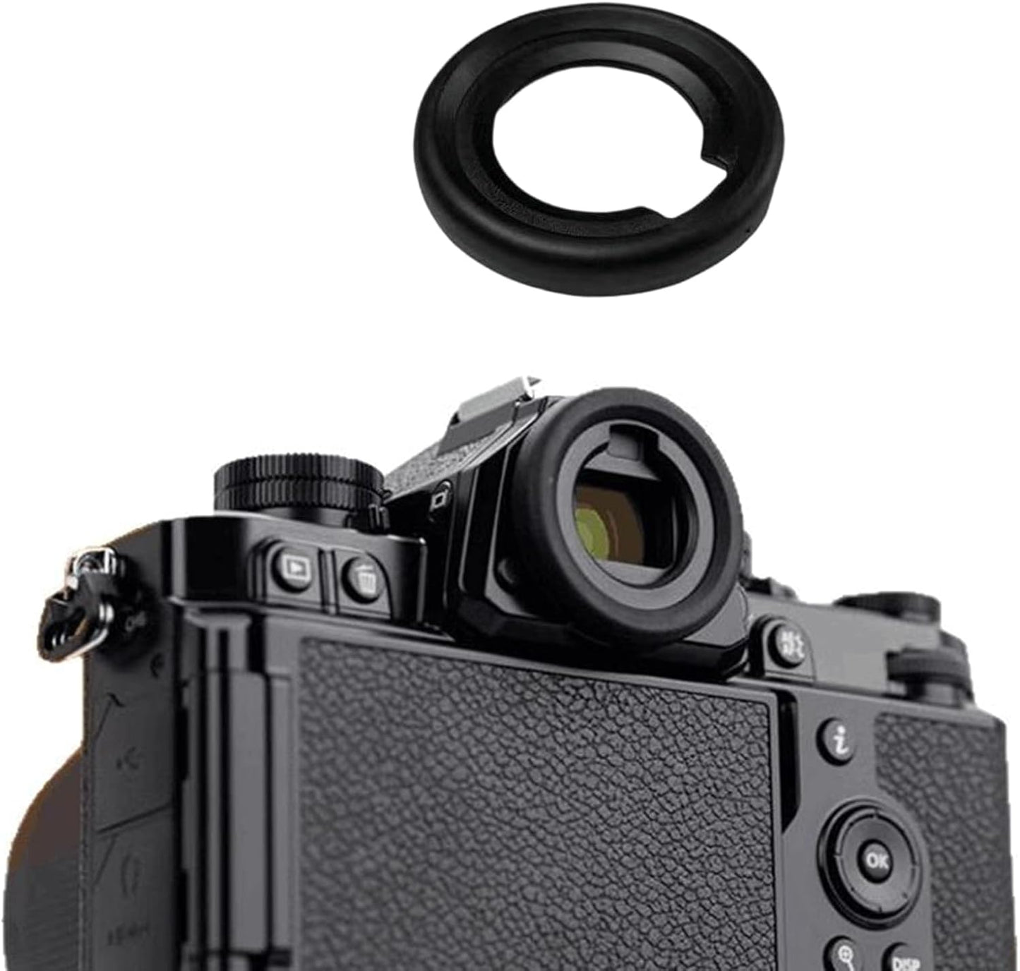 JINPIAOPIAO DK33 Soft Rubber Viewfinder Cover for Camera Eye Cup with Comfortable Fit and Light Blocking Feature