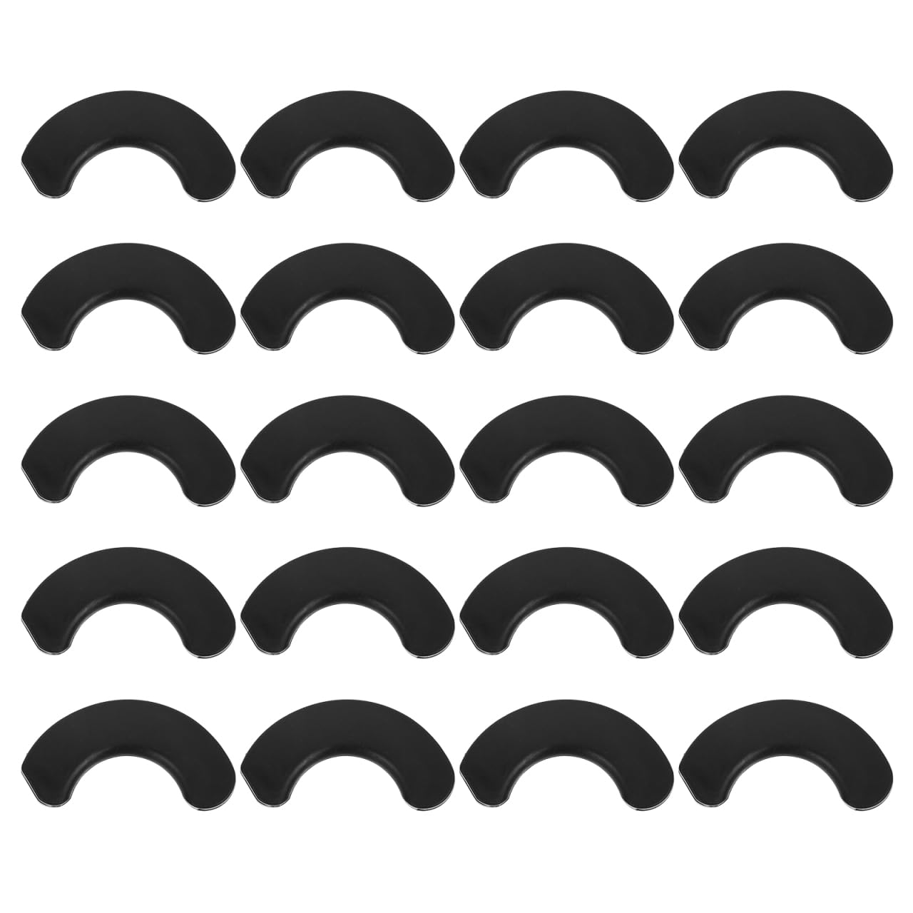 BESPORTBLE 20pcs Dumbbell Holder Pads Shockproof Protection Cushion Fitness Equipment Slip Workout Accessories for Home Gym Use