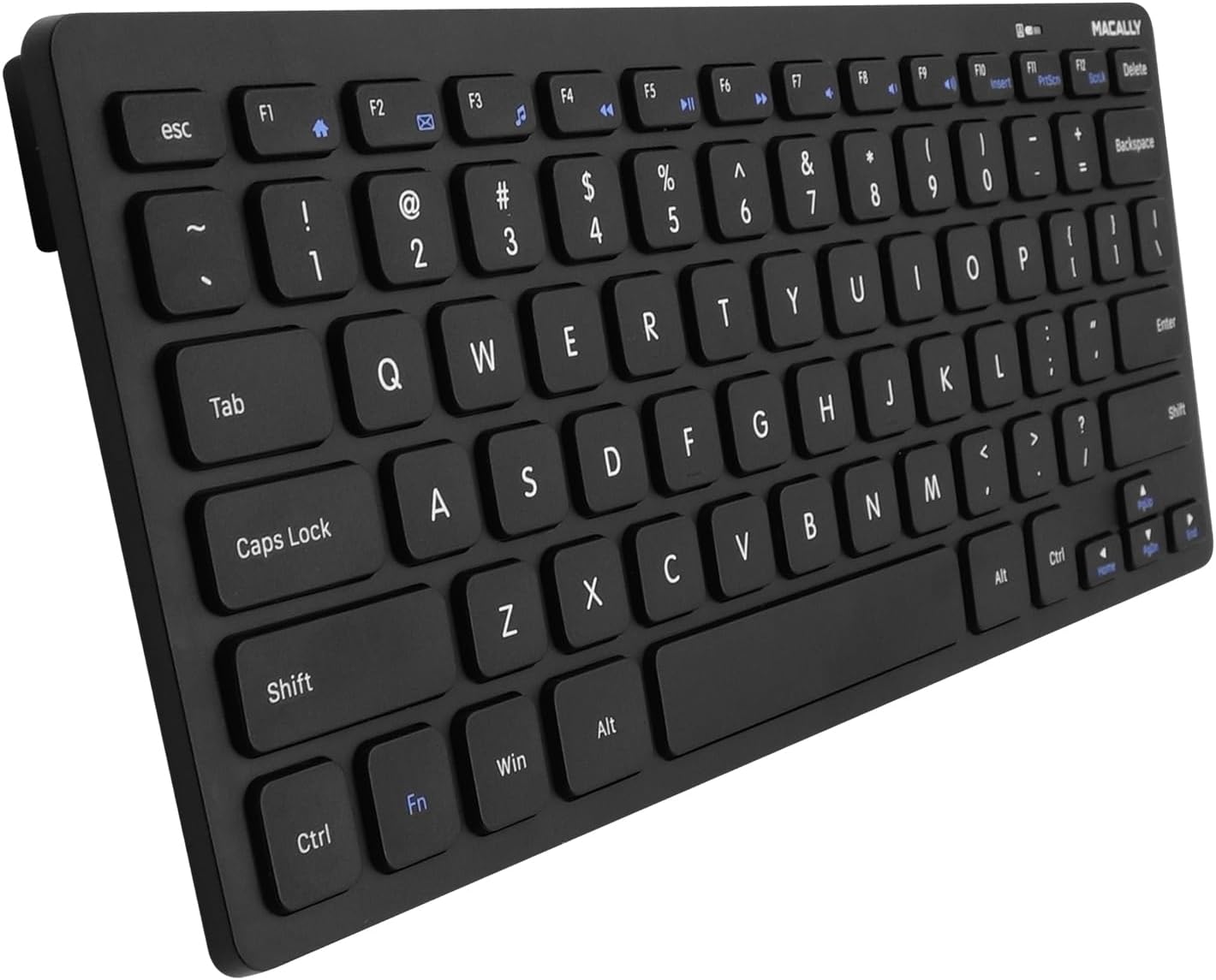 Macally 2.4G Mini Compact Keyboard - Wireless Keyboards for Desktop PC, Surface, Chromebook, Notebook, Laptop Keyboard