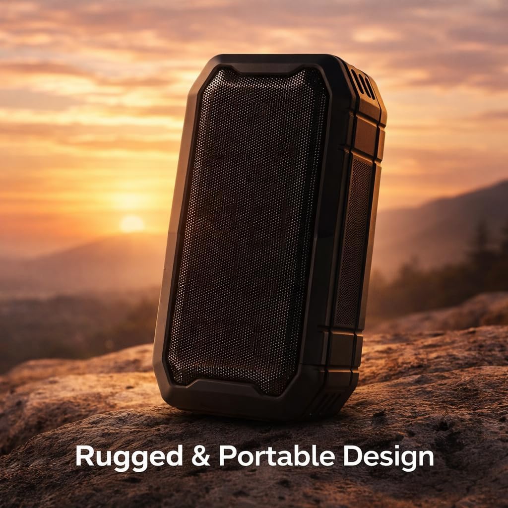 M MAYHEY IPX7 360 8 5W 5.0, Portable Bluetooth Speaker Waterproof, Surround Sound, Hours Playback, HD Sound, Bluetooth
