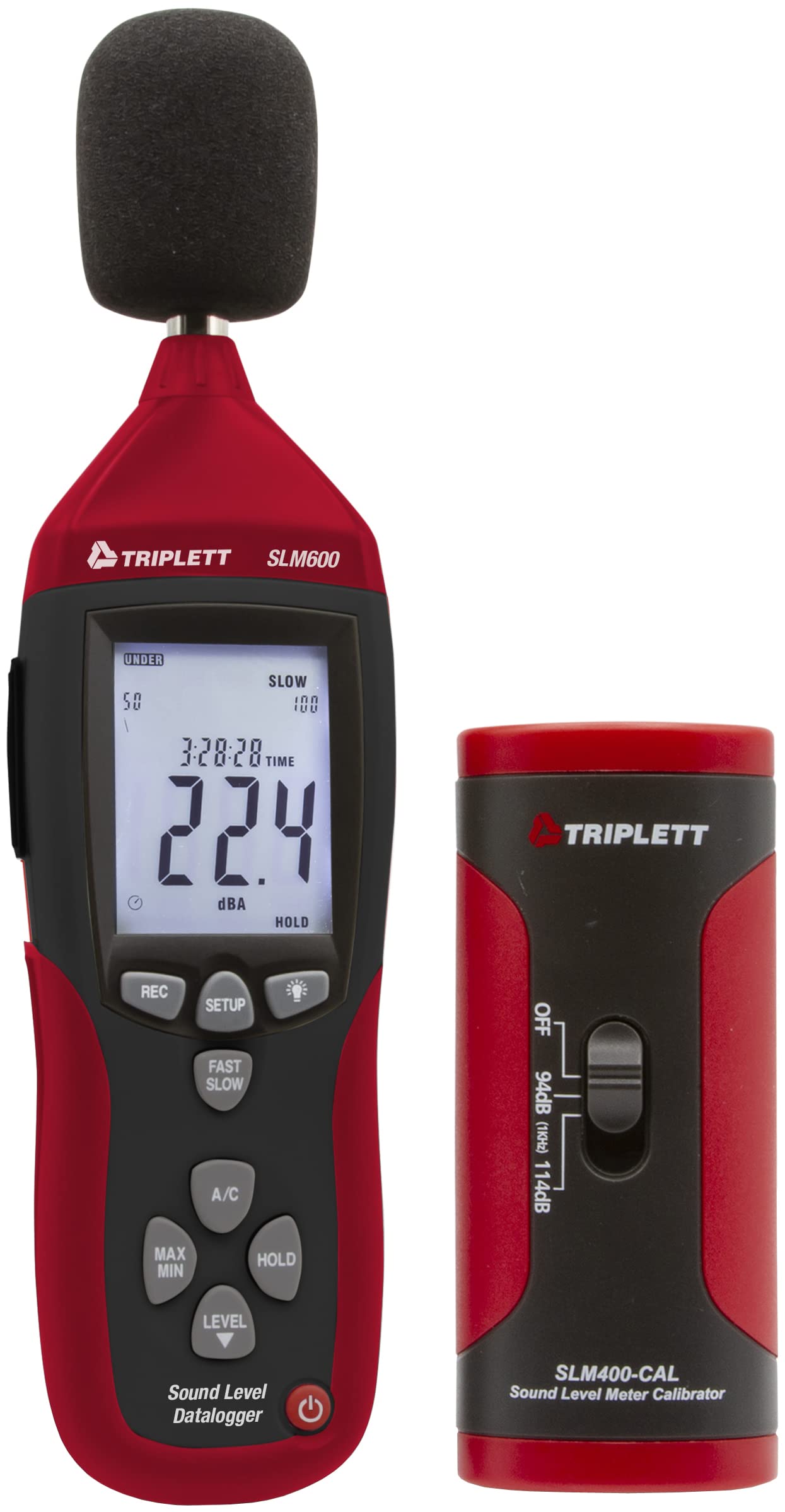 Triplett SLM600-KIT Sound Level Datalogger Kit with Calibrator