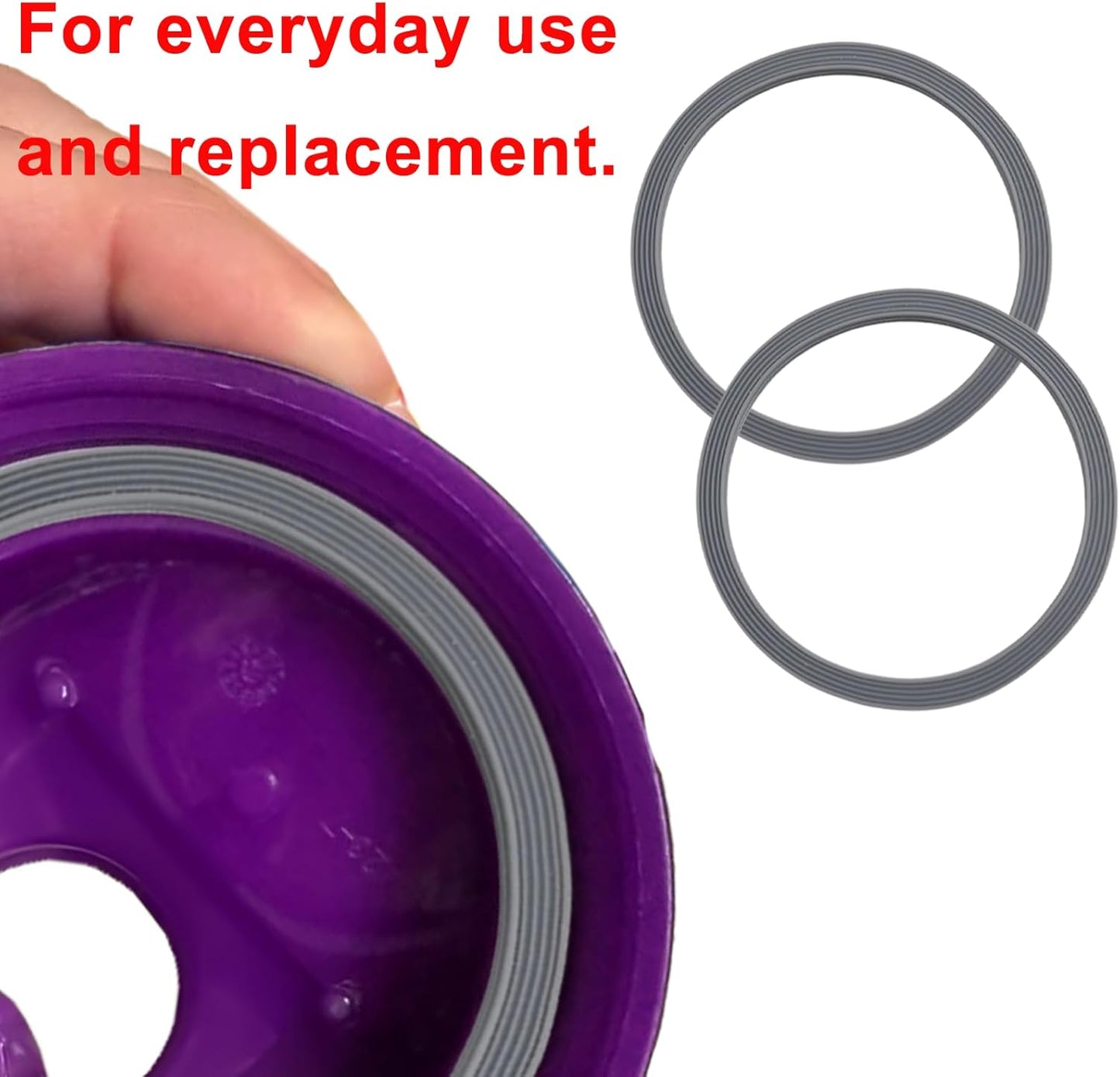 Owala FreeSip | 6-Pack Replacement Silicone Water Bottle Gaskets - Durable Lid Seal Accessories