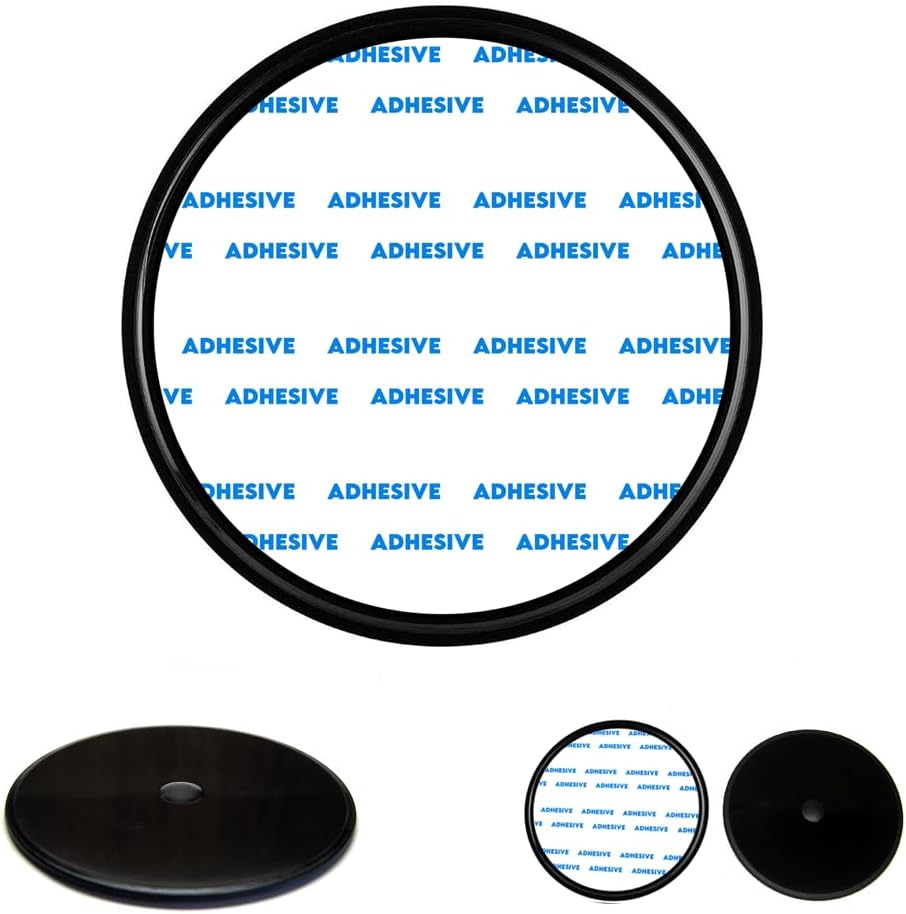 Ramtech Electronics(TM) 90mm MP4, MP4, Ramtech Dashboard Adhesive Pad Mounting Disk for Suction Cup Mount, Compatible
