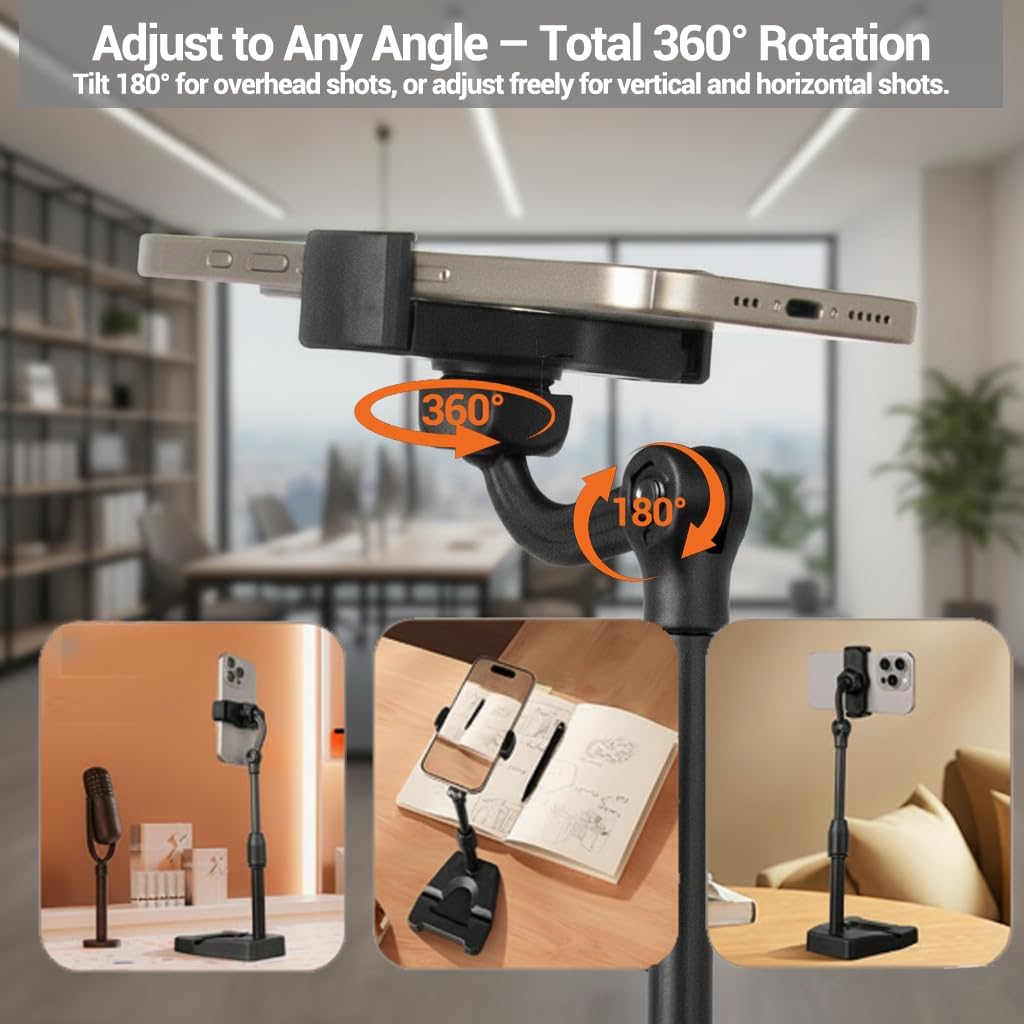 Aurolink 17, 360 17 16 15 14 S25 Dual Phone Holder Mount Suitable for iphone Degree Rotating Tablet and Phone Holder
