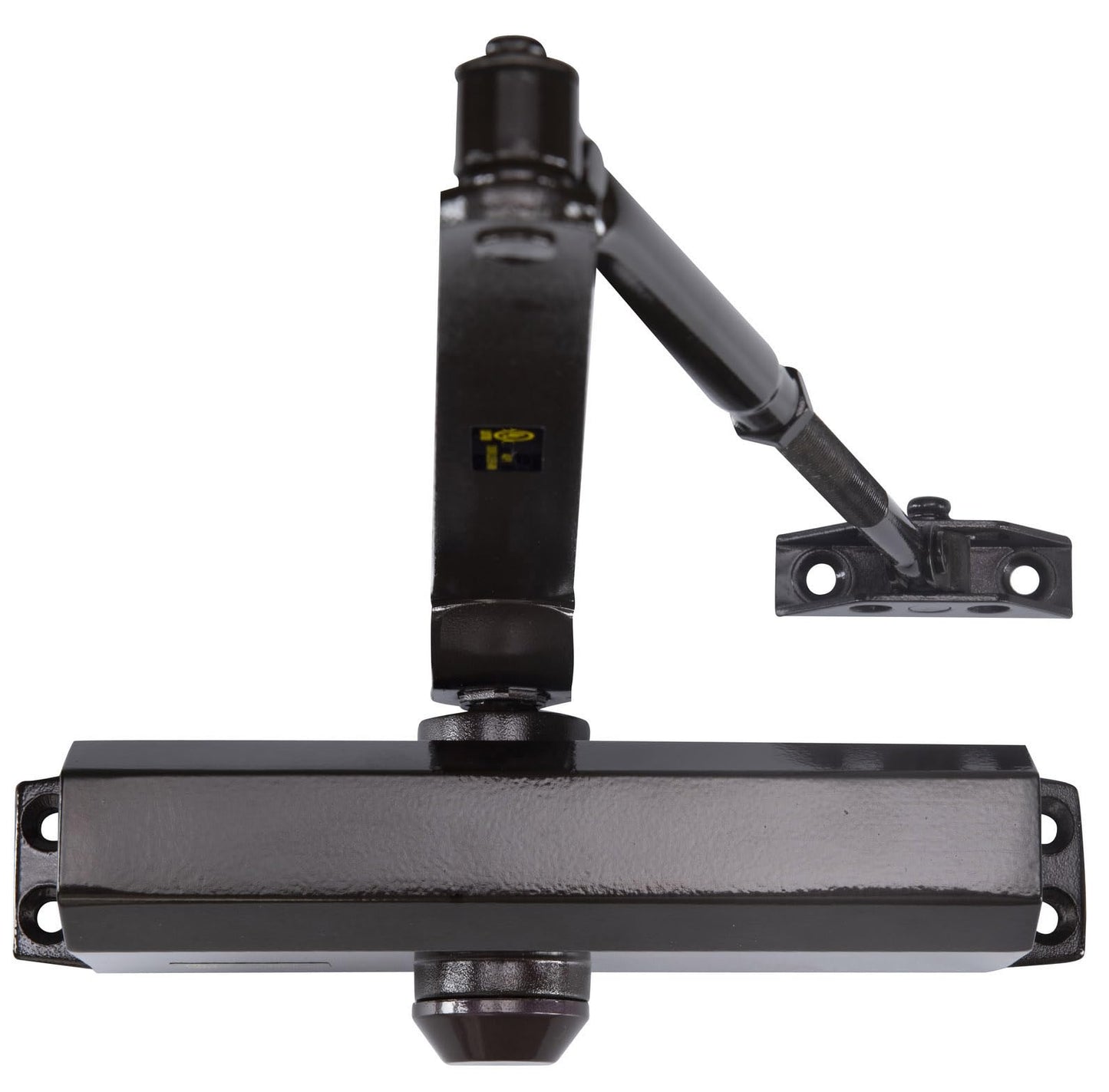 Boomerang D703 Medium-Duty Designer Auto Commercial Door Closer, Multiple Mount Options, Door Closer for Medium/High Traffic Areas, UL 3 Hour Fire Rated, Dark Bronze (US10B)