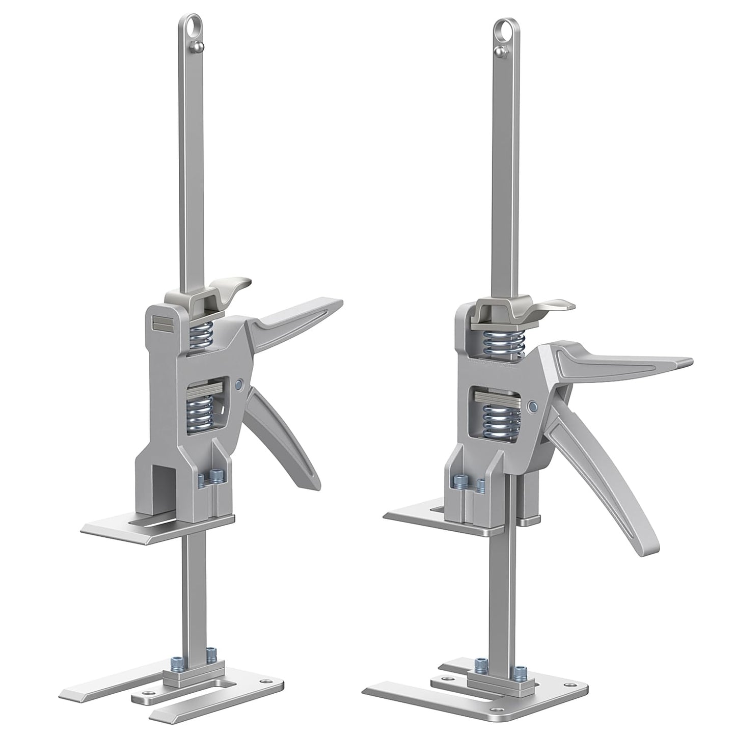 YIEMIZDK Labor-Saving Arm Jack Two-Piece Set for Wall Tile Positioning, Doors, Windows, Cabinets, Installation, Furniture Lift, Drywall Lift, Lift Tools (Silvery, 15.7)