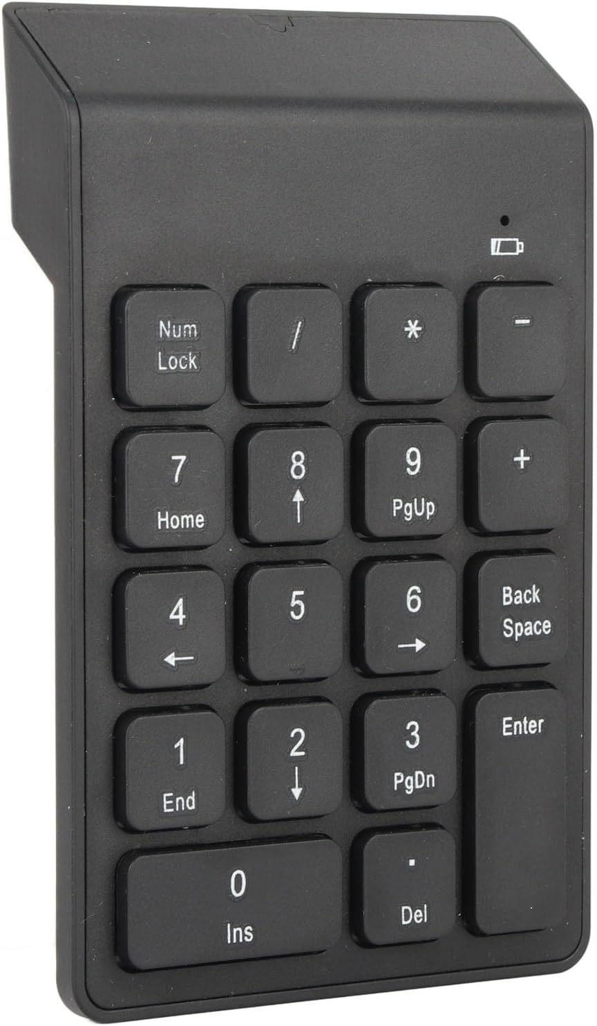 DAUZ 18 Wireless Numeric Keypad, Keys Waterproof Numeric Keypad for Business