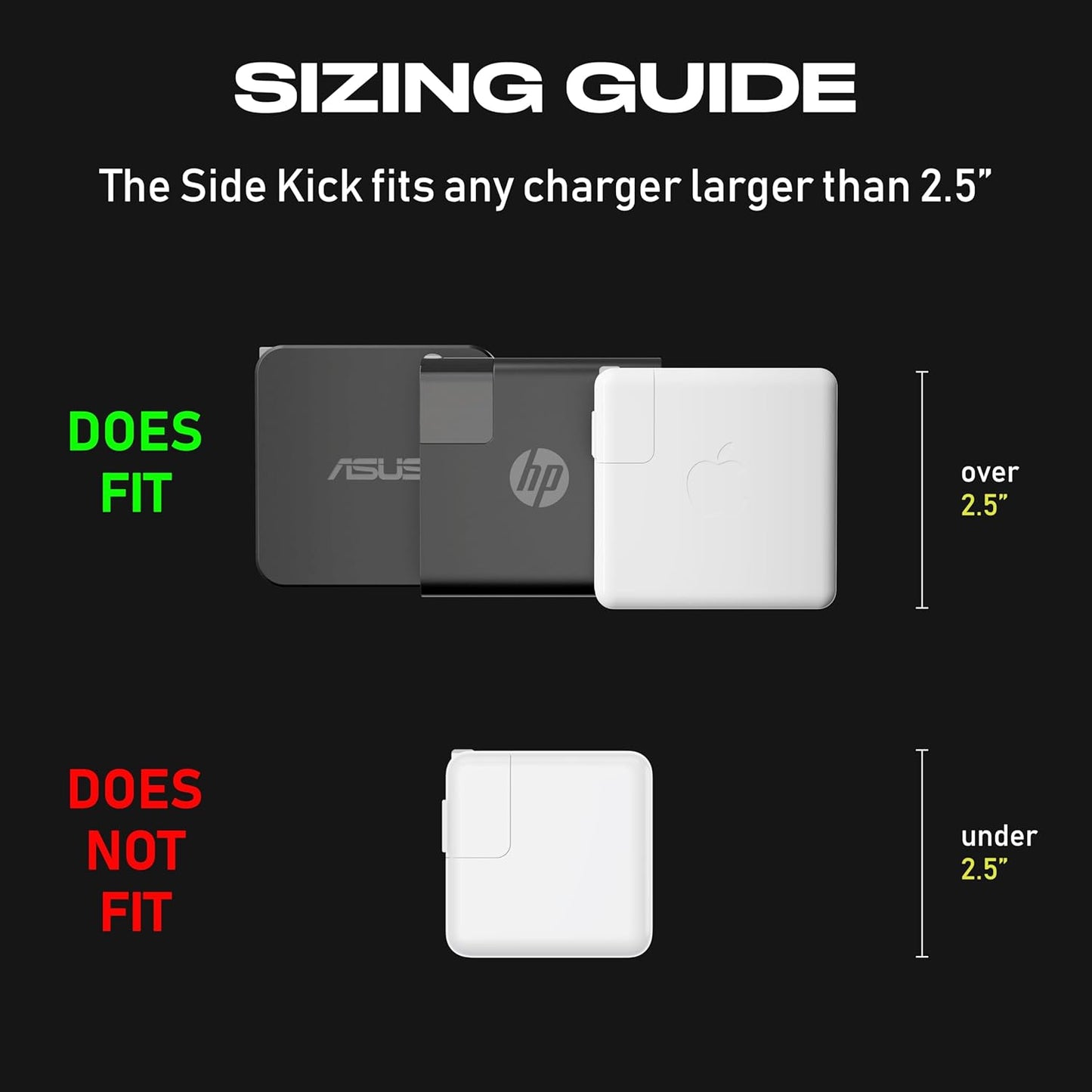 Fuse Reel The Side Kick Collapsible Charger Organizer and Travel Accessory,Usb-c, Compatible with MacBook and PC