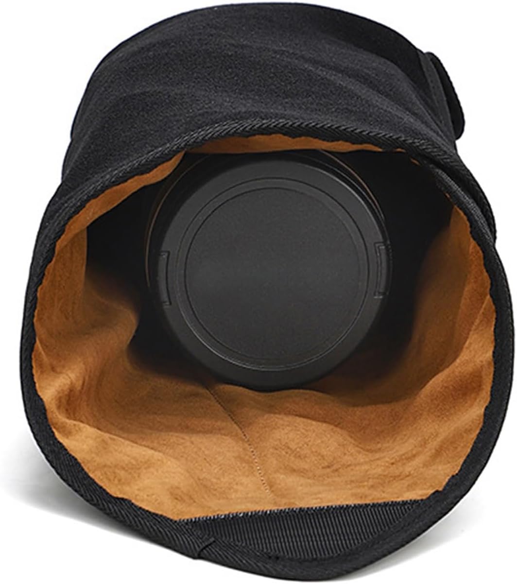 Generic 15.75-Inch) Protective Camera Wrap Cloth Self-Adhesive Lens Cover Magic Fabric Anti-Scratch Pouch for DSLR