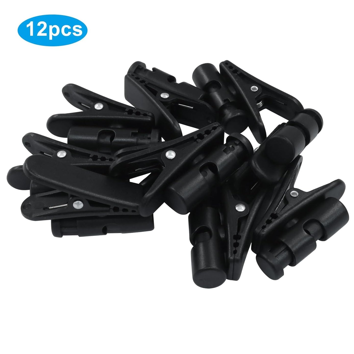 Bonsicoky 10 Pack 2.5-4mm Headphone Wire Clips - Durable Earphone Cable Clamp Hooks for Wires - Keep Your Cords