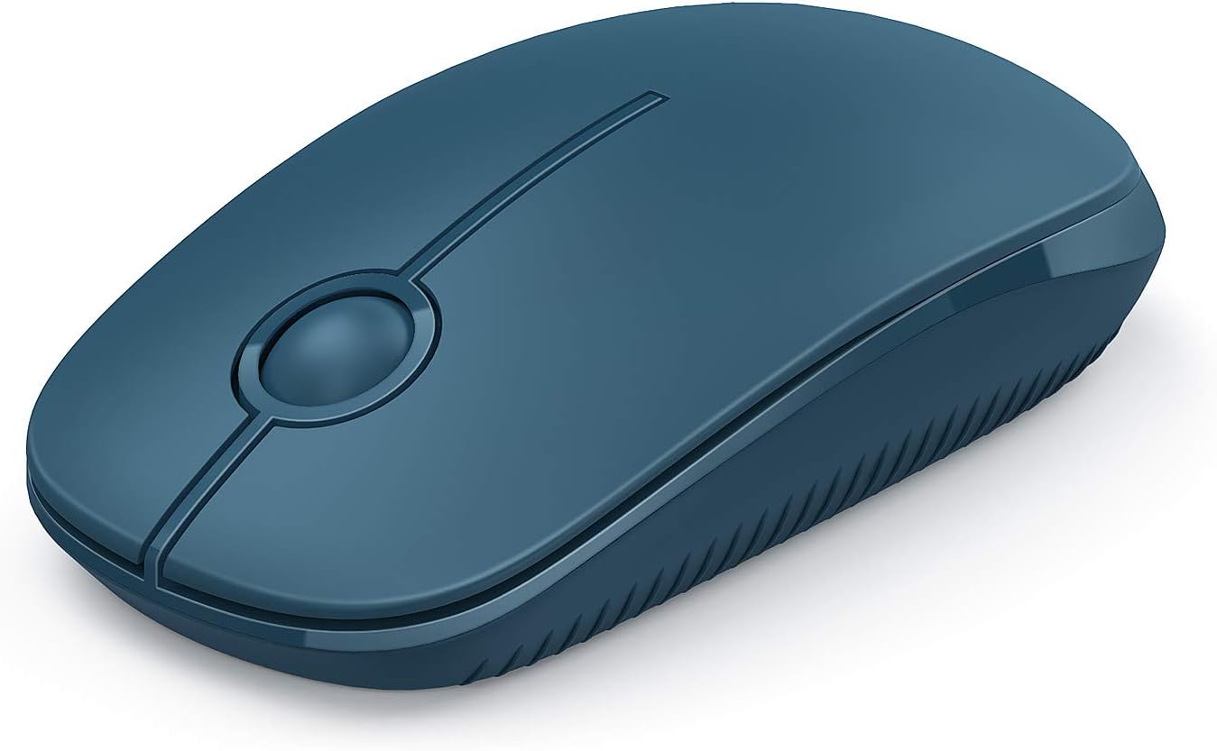 VssoPlor 2.4G Wireless Mouse, Slim Portable Computer Laptop Mouse with Nano Receiver Quiet Silent Optical Mice