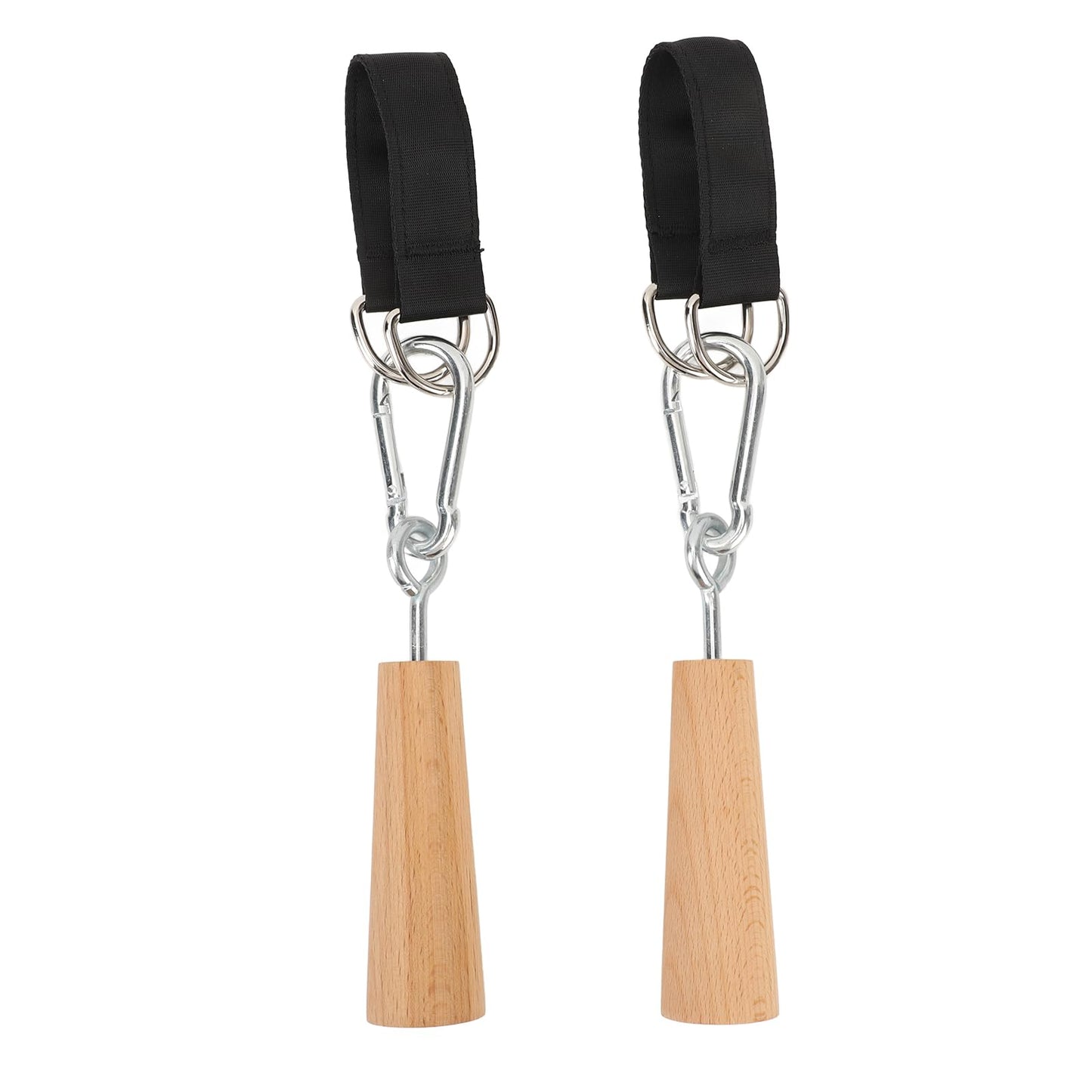 RiToEasysports Wooden Pull Up Grips,Hand Grips Strength Trainer Exerciser Pull Up Fitness Accessories for Bouldering,Kettlebells,Workout