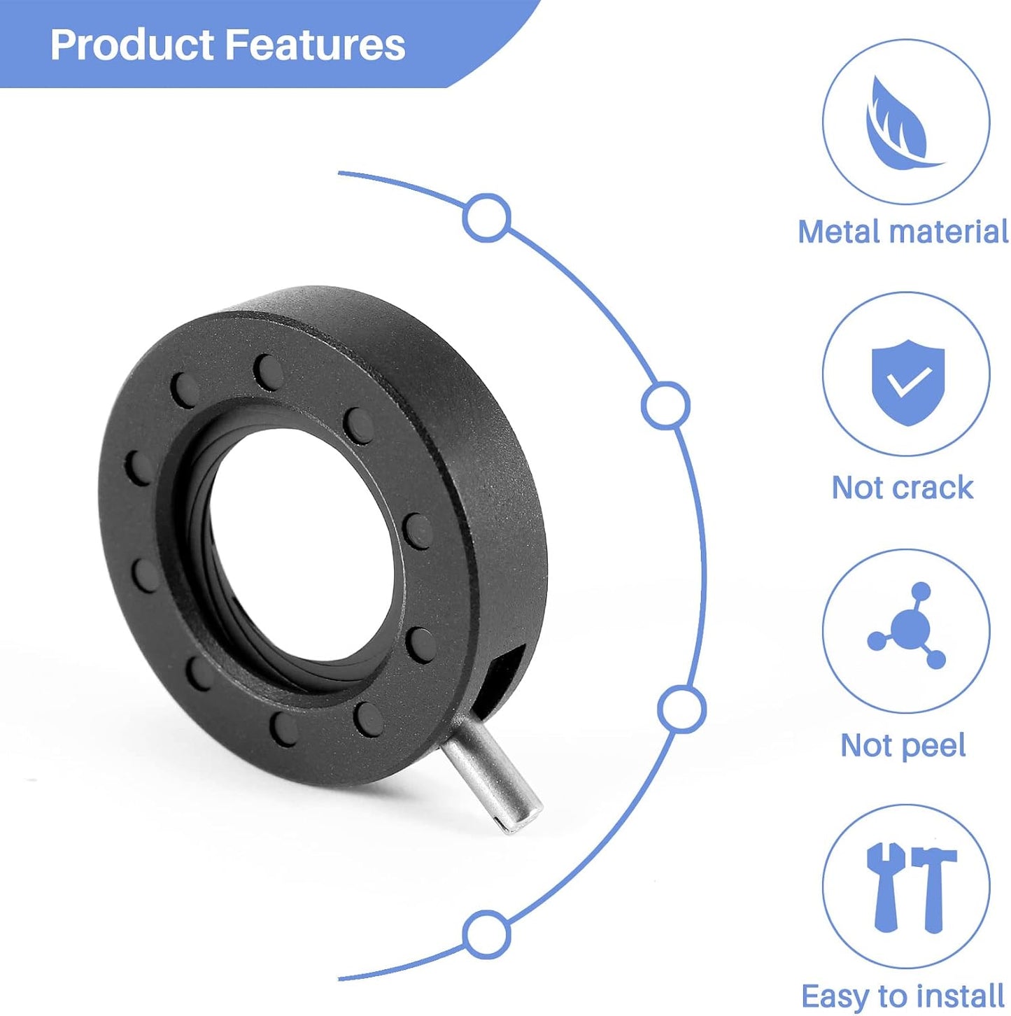 Luejnbogty SK12, 500042571A4 Manual Aperture Adjustable Mechanical Iris Diaphragm Iris Diaphragm for Digital Camera